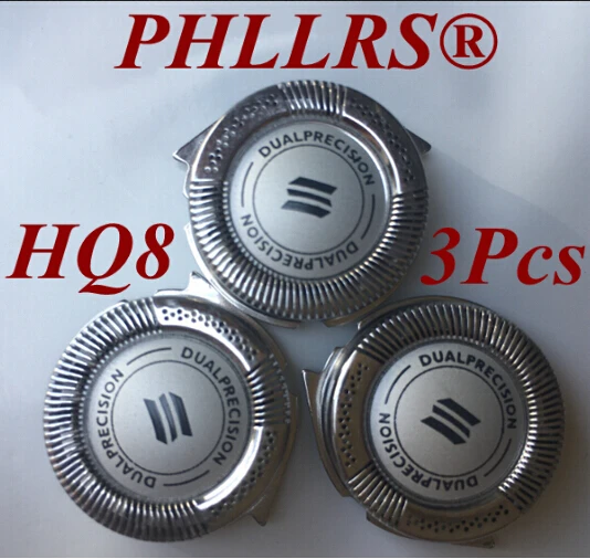 3 шт. HQ8 бреющая головка бритвенных лезвий для Norelco Philips Бритва HQ7165 HQ7260 HQ7310 HQ7320 HQ7330 HQ7340 HQ7350 HQ7363 HQ7800