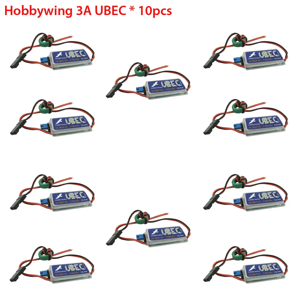 5 10 шт./лот Hobbywing 3A UBEC Max 5A 5V 6V переключатель режима BEC для радиоуправляемых