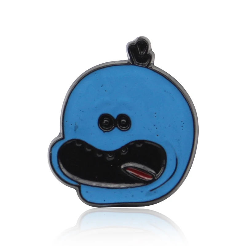 blue Как приручить дракона Ночная фурия металлические эмалированные булавки и броши брелок для женщин мужчин нагрудные булавки сумки значок подарки - Окраска металла: blue