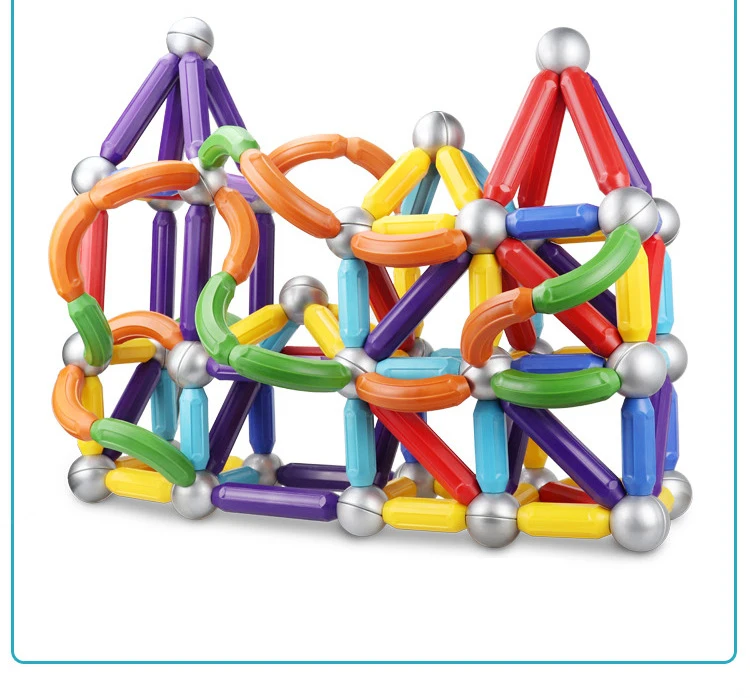 Магнитный стержень строительные блоки Детская вставка заклинания игрушки