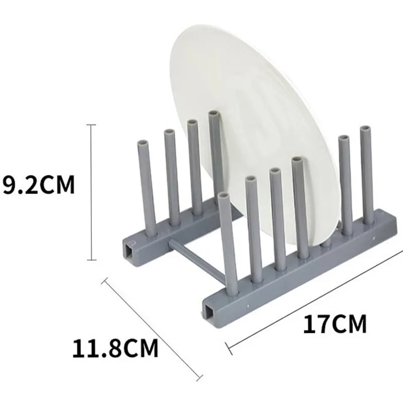 Plastic dish rack bowl pot cover shelf kitchen supplies storage asphalt goods | Дом и сад