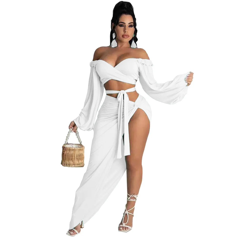 

2021Temperament Commuter Long Sleeve Wrapped Chest Style Fashion Solid Color Suit Ladies Irregular Suit