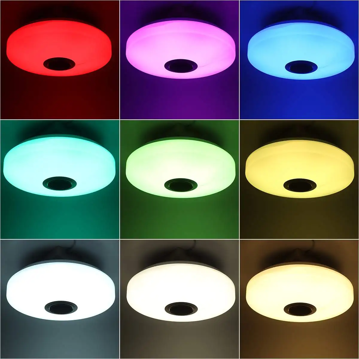 

200W WiFi Modern RGB LED Ceiling Lights 330mm Home Lighting APP bluetooth Music Light Smart Bedroom Lamp with Remote Control