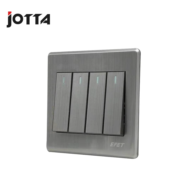 Роскошная настенная панель переключателя выключатель света 1 комплект 2 канала