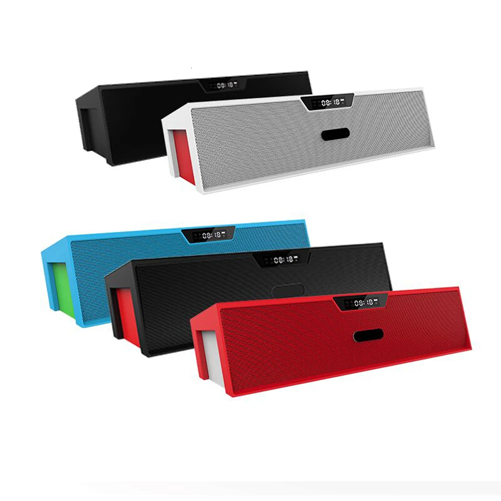 Sardine SDY-019 беспроводной Bluetooth динамик fm-радио 10 Вт портативный стерео сабвуфер Hi-Fi динамик s плеер с sd-картой