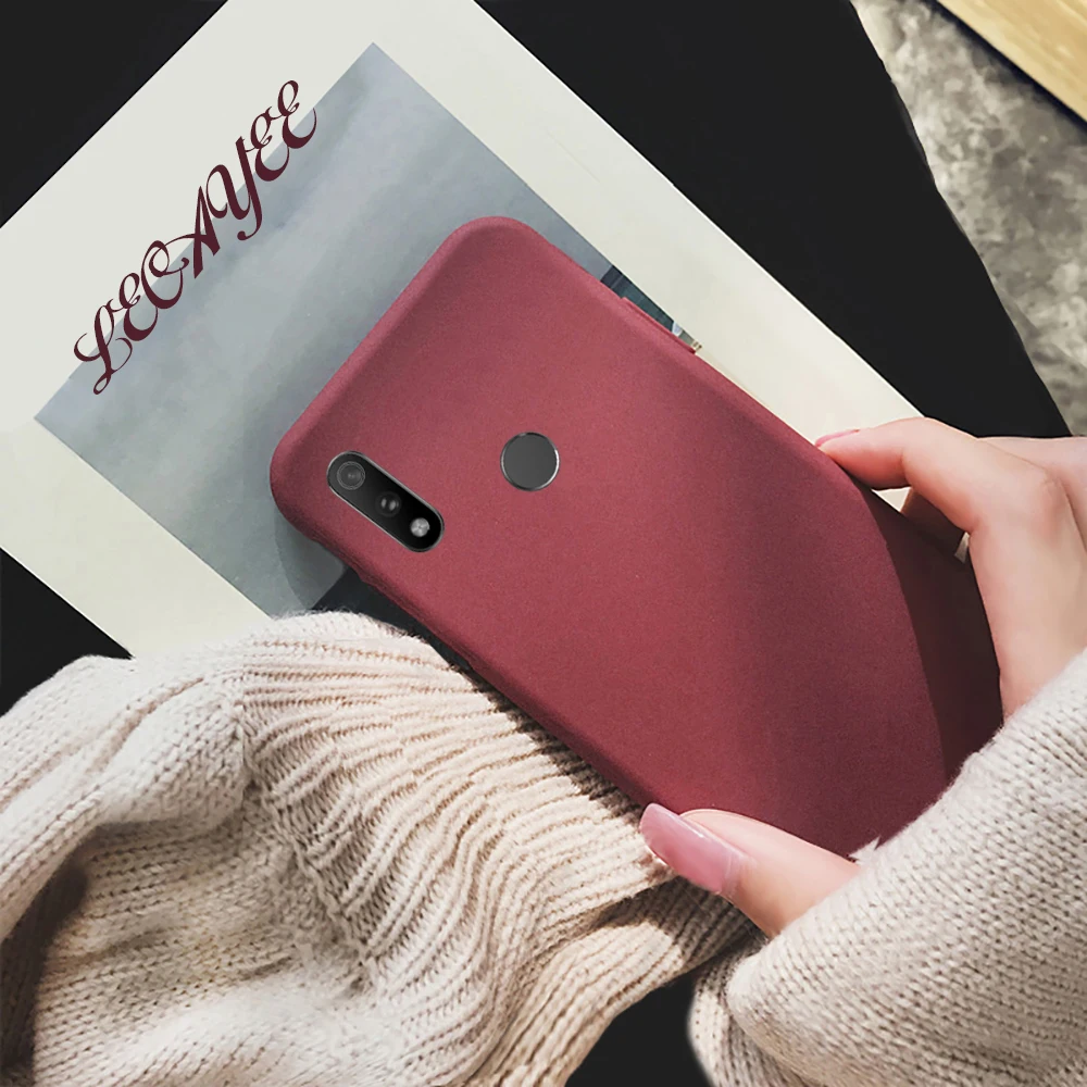 Зрелый и элегантный матовый Силиконовый мягкий чехол для Realme X lite XT X2 Pro сотового