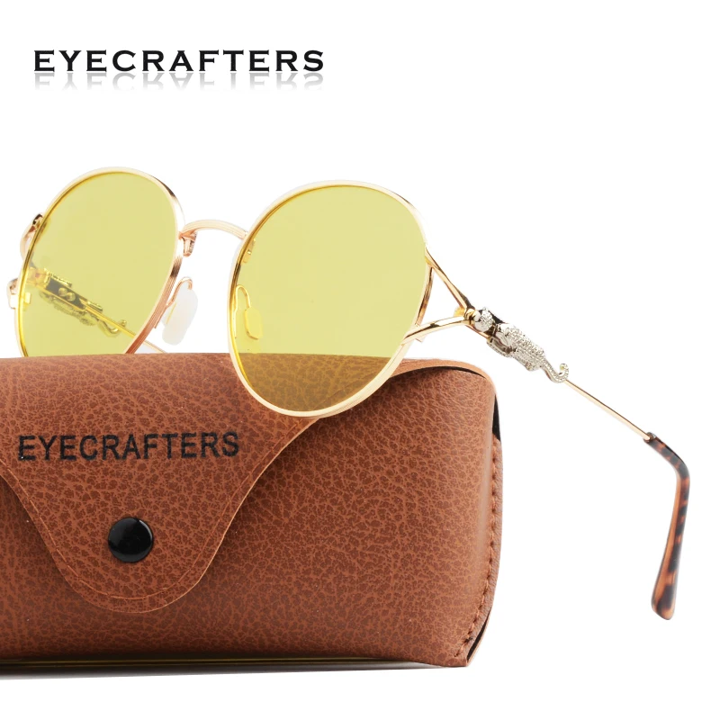 Очки солнцезащитные женские круглые поляризационные роскошные брендовые