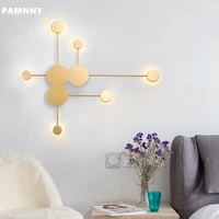 nordic simple led wall lamp postmodern creative personality living room bedroom bedside wall sconce home decorative lighting