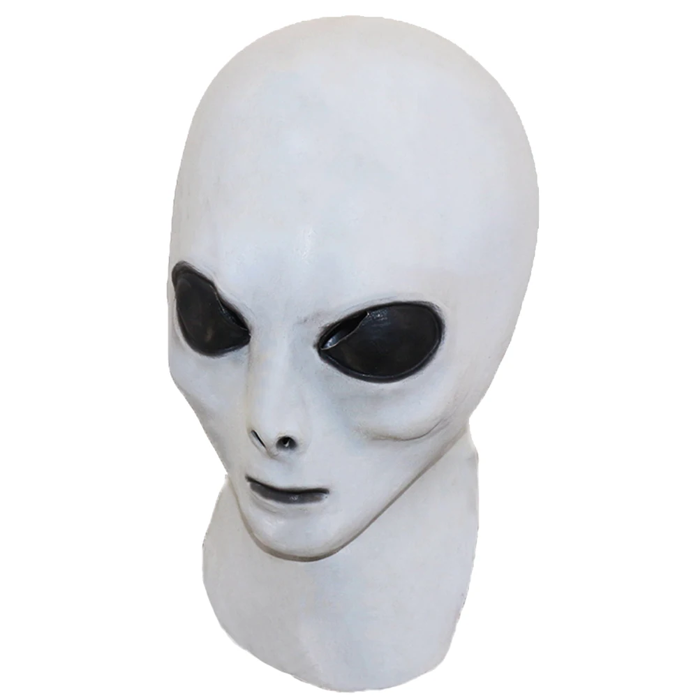 Чужой маскарадные латексные маски светится в темноте UFO Alien космического