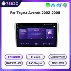 Автомобильный радиоприемник Android для Toyota Avensis T25 2002 2003 2004 2005 2006 2007 2008 9 ''GPS-навигация RDS 4G Bluetooth автомобильная стереосистема