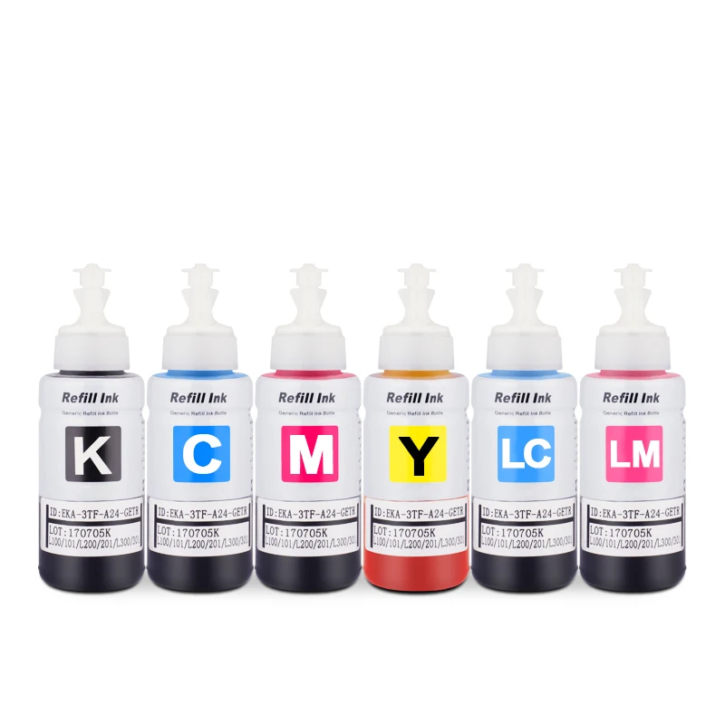 GACINK 673 T673 Refill Dye Ink For Epson Eco Tank L805 L850 L810 L800 L1800 Printer Refillable Dye Ink images - 6