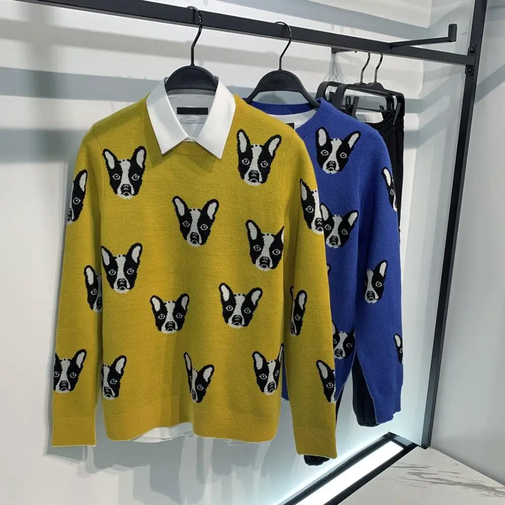 Новые повседневные мужские модные толстовки с капюшоном принтом медведя пуловер