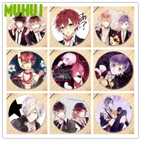 free shipping anime diabolik lovers brooch girls cosplay badges for clothes backpack decoration pin jewelry b027