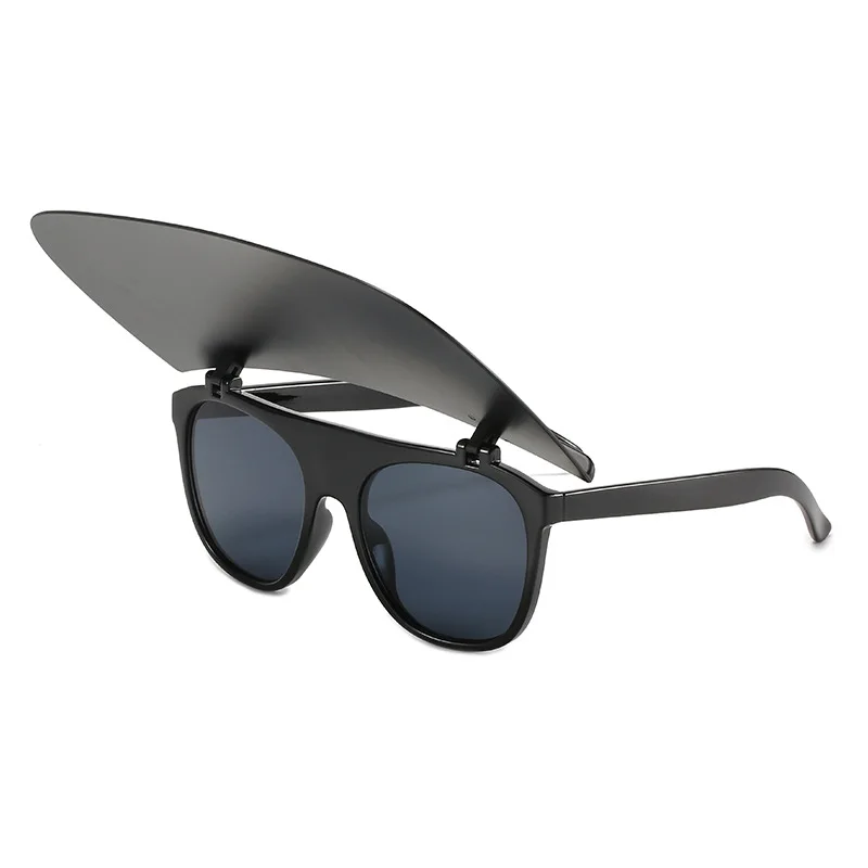 

2021 new flip cap form men women sunglasses personality hot-selling designer sunglasses outdoor sunshade UV400