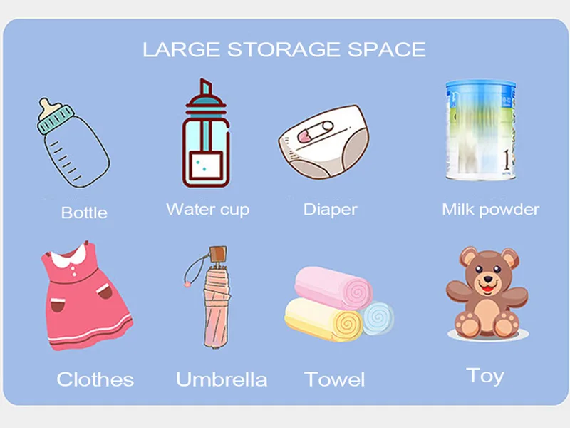Large-capacity mommy maternity diaper bag outdoor mom breastfeeding bag Mummy travel backpack zipper baby care bag storage bag