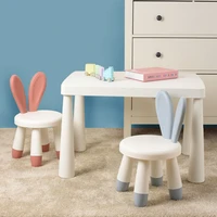 small stool household fashion backrest economic toddler chair plastic creative stool childrens stool cartoon chair for kids