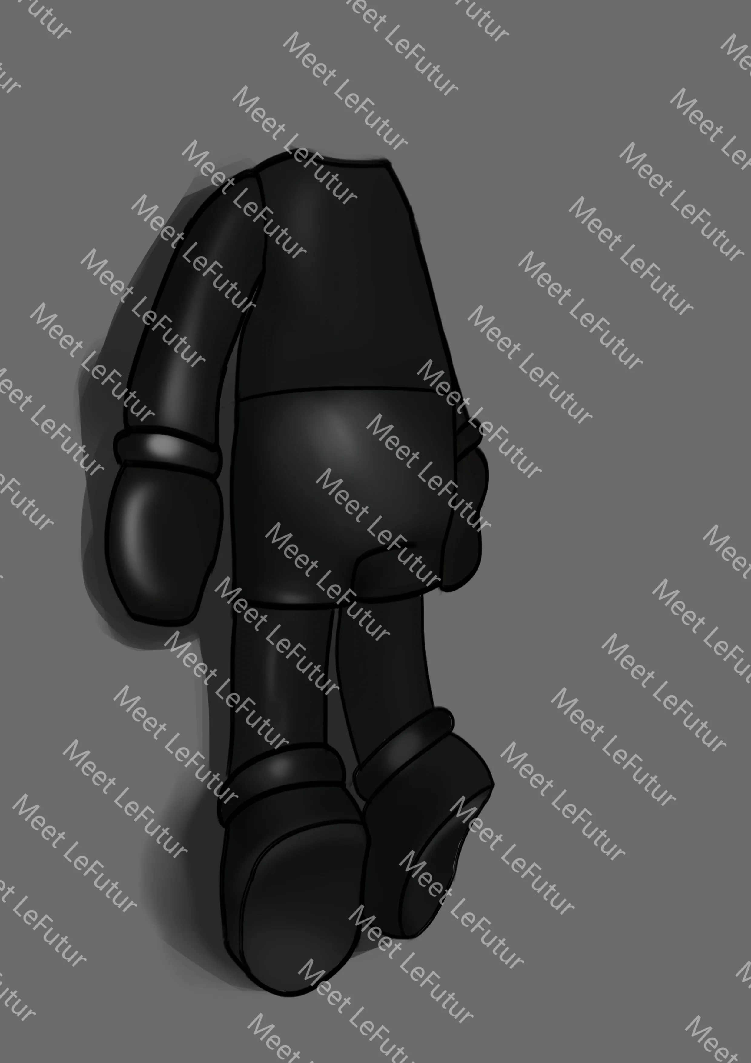 

Hot KAW Bearbrickly Get down 38cm Kaw Figures PVC Dolls Prototype Collectible Models Toys Brian 38cm Get down Blind Box