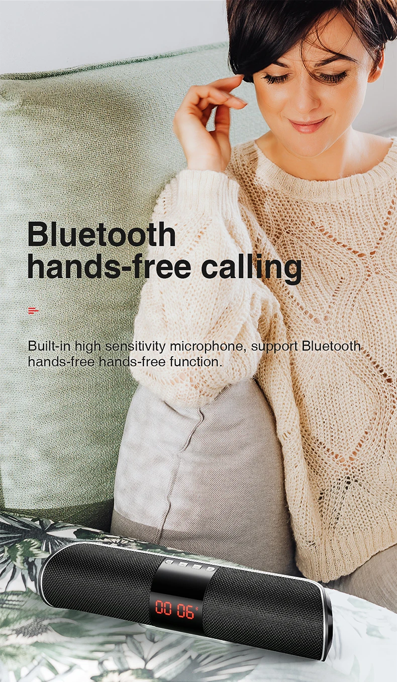 SANLEPUS Bluetooth наружный динамик металлический портативный супер бас беспроводной громкий динамик 3D стерео музыка объемный с TFCard Aux