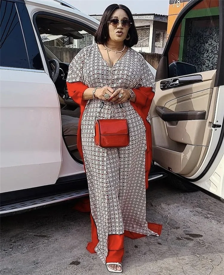 

Cyalaa Elegant Plus Size Ladies Women Top And Trouser Pants Summer Set Suits Two Piece Set Women Clothing