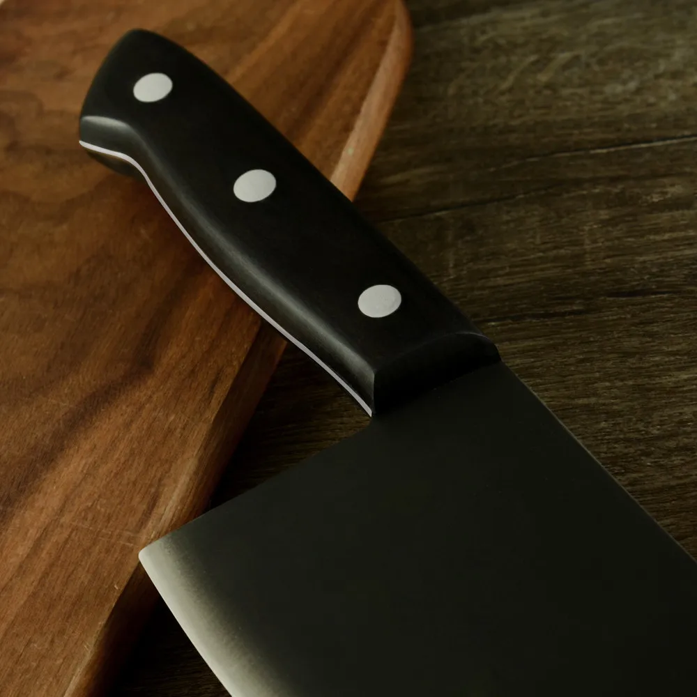 Цин мясника Ножи 7 дюймов Нержавеющая сталь шеф-повара многофункциональная