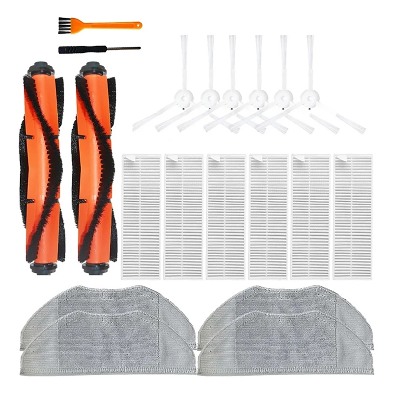

Side Brush Mop Filter Kits for Xiaomi Mijia G1 Vacuum Cleaner Accessories Mop Cloth Roll Brush Hepa Filter Spare Parts