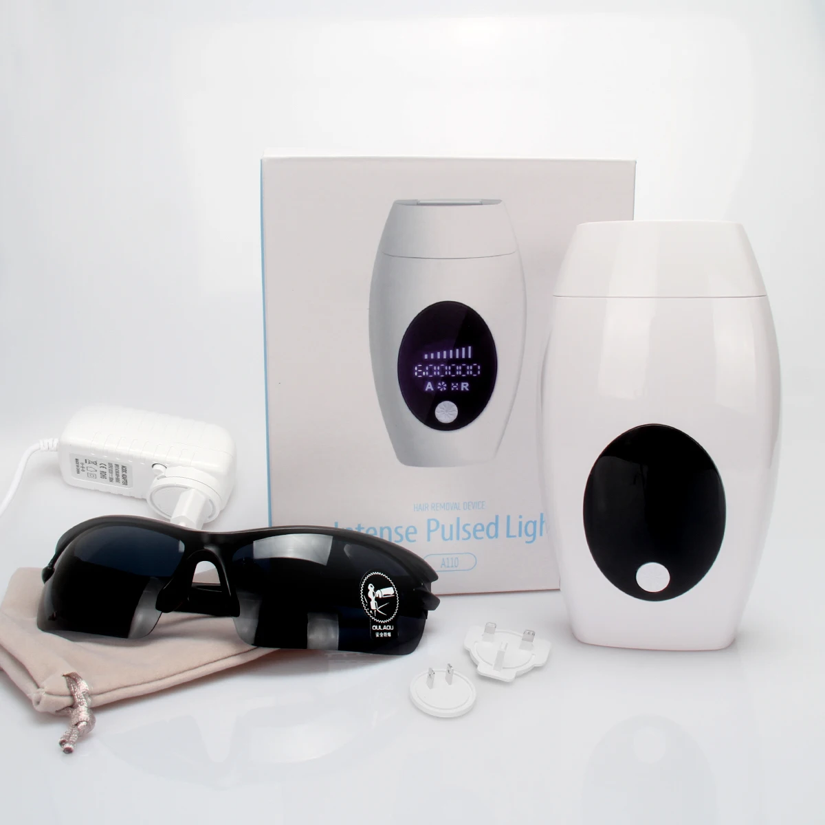 

600000 flash Laser Hair Removal Machine Permanent LED Laser Epilator Precision Clipper For Bikini,Body,Face,Underarm epilator