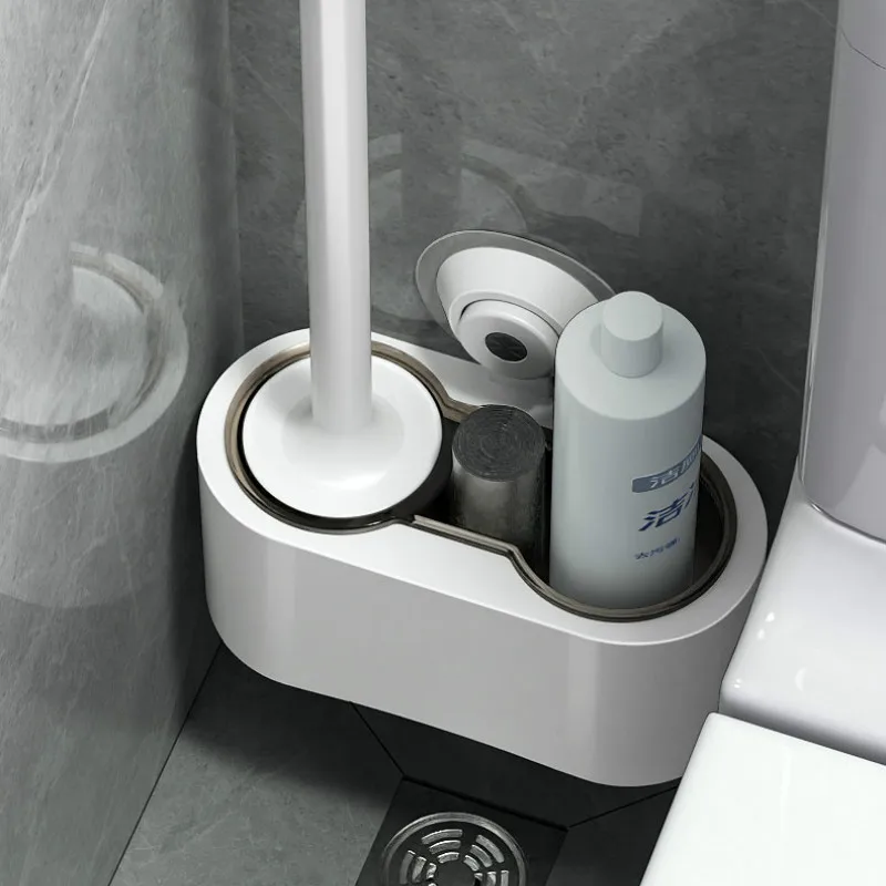 

Висит Пластик держатель ершика для унитаза комплект Ванная комната Nordic простая туалетная щетка белый современный Szczotka сделать туалет дома...