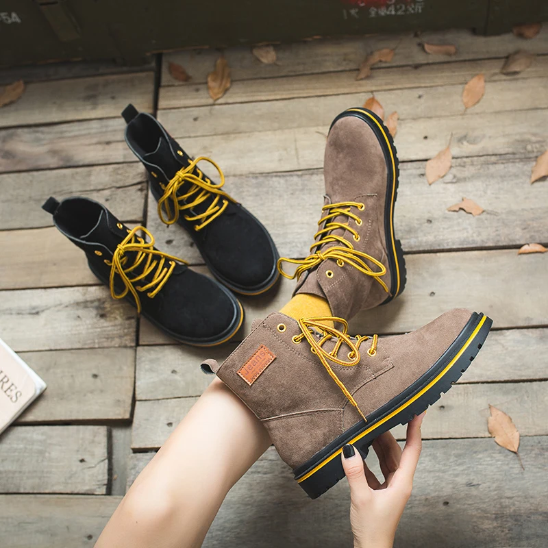 Новинка зимние женские ботильоны с высоким берцем теплые плюшевые сапоги Цвет