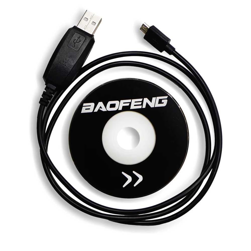 Baofeng Walkie Talkie BF T1 USB Кабель для программирования с CD драйвером программа
