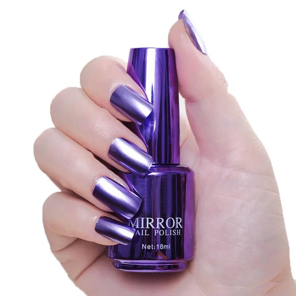 

Colorful Mirror Nail Polish Gel Varnishes Metal Mirror Oil Party Nail Polish Nails Art Manicure Nail Decortaions Accessories