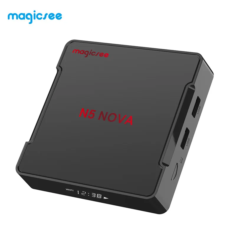 ТВ-приставка Magicsee N5 NOVA Android 9 0 RK3318 4 Гб 32 ГБ/64 ПЗУ 2 + быстрая связь Двойной Wi-Fi Bluetooth