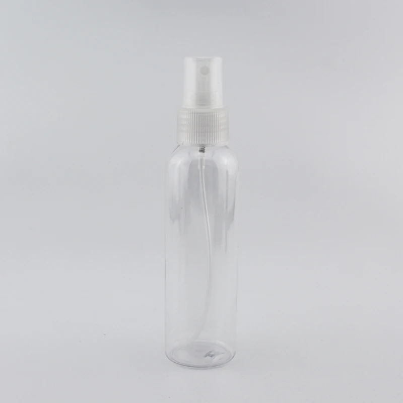 Clear Bottle Clear 120 мл X 40 черный распылитель воды пустой пластиковый косметический флакон, 120cc флакон духов - Цвет: Clear Bottle Clear