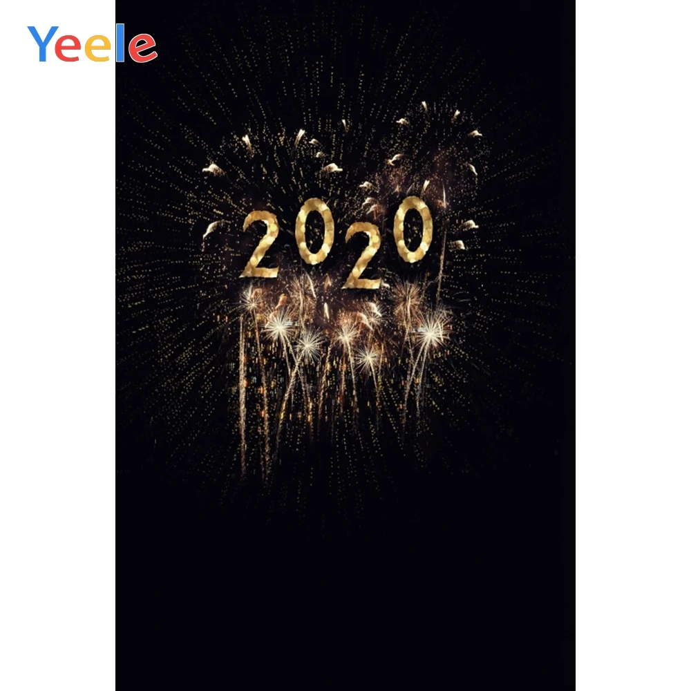 Yeele новогодний семейный Фотофон для вечеринки фейерверк фоны фотосъемки