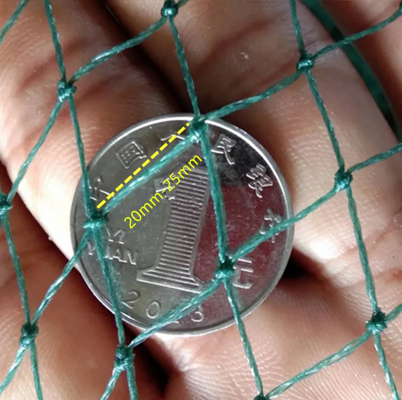 Прочная нейлоновая сеть рыболовная красная глубина 2 м длина 20 25 мм для