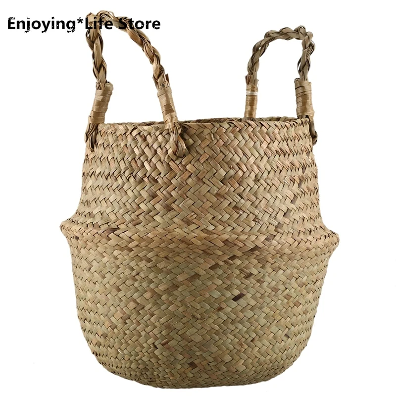 

Складной Подвесной цветочный горшок из искусственного ротанга