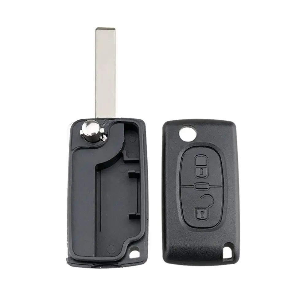 02B подходит для Peugeot 2008 3008 5008 2 кнопки дистанционного ключа брелок Оболочка Чехол