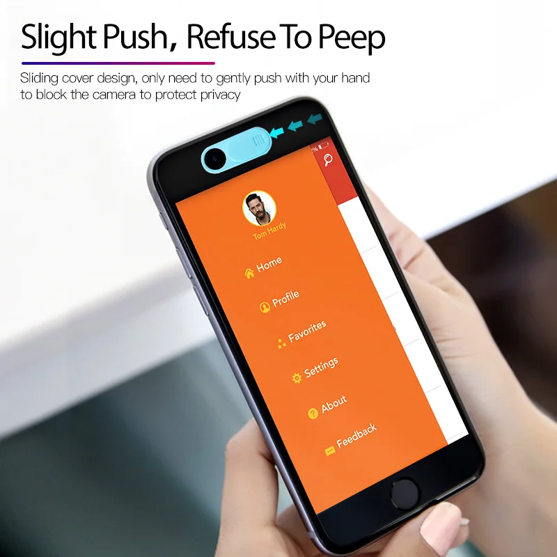 Веб камера затвора слайдер мобильный телефон объектив конфиденциальности