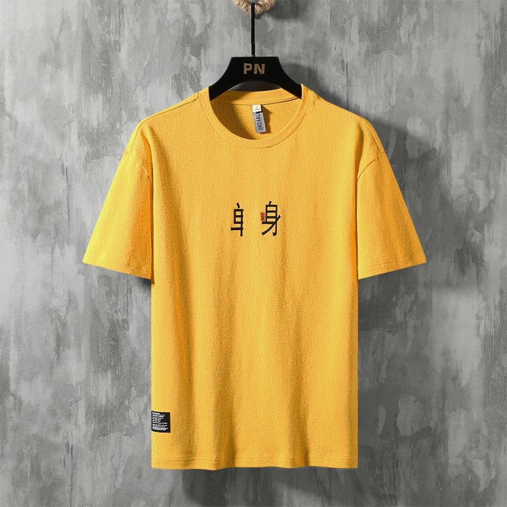 

Мужская хлопковая футболка с коротким рукавом, летняя модная футболка, Повседневная футболка с принтом для мальчиков k316