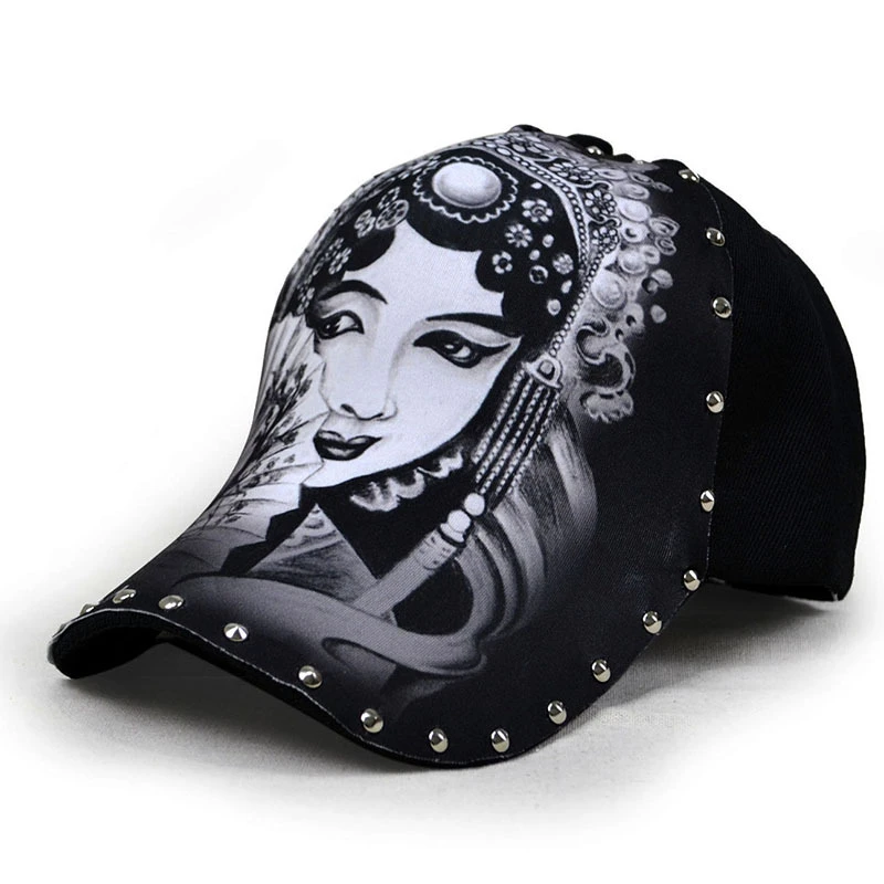 Оригинальная Классическая бейсболка с ручной росписью для мужчин и женщин