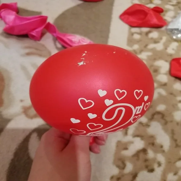 Детский воздушный шар с 2 летним принтом из латекса праздничные украшения шаров