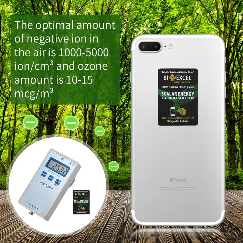 10 шт био Excel наклейка отрицательные ионы энергии для мобильного телефона анти