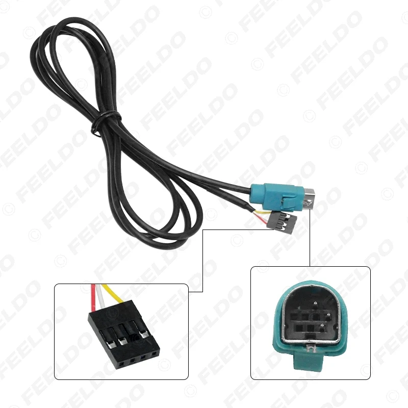 FEELDO автомобильная аудиосистема USB AUX-In кабель разъем AUX для альпийских KCE-422I KCE236B