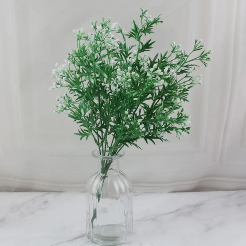 Artificial Eucalyptus Grass and Ferns Fake Flower Plant - Home Decoration Table Decors for Wedding and More! image 4