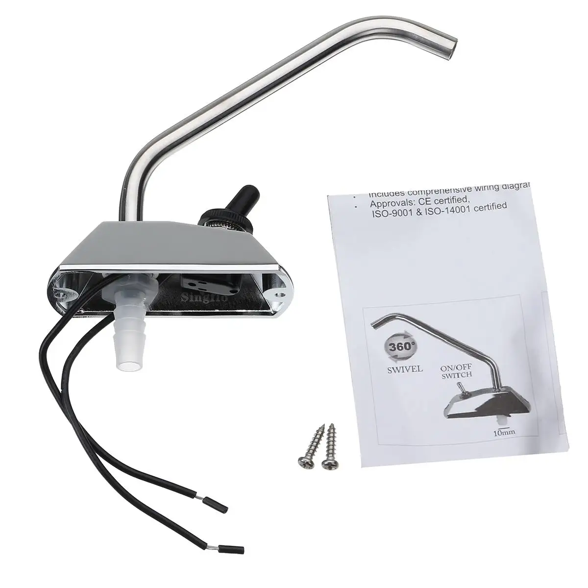 

Electrically Controlled Faucet of RV Water System 12V Automatic Drainage of Tea Bar Faucet Water Tank Pump Boat Caravan Camper