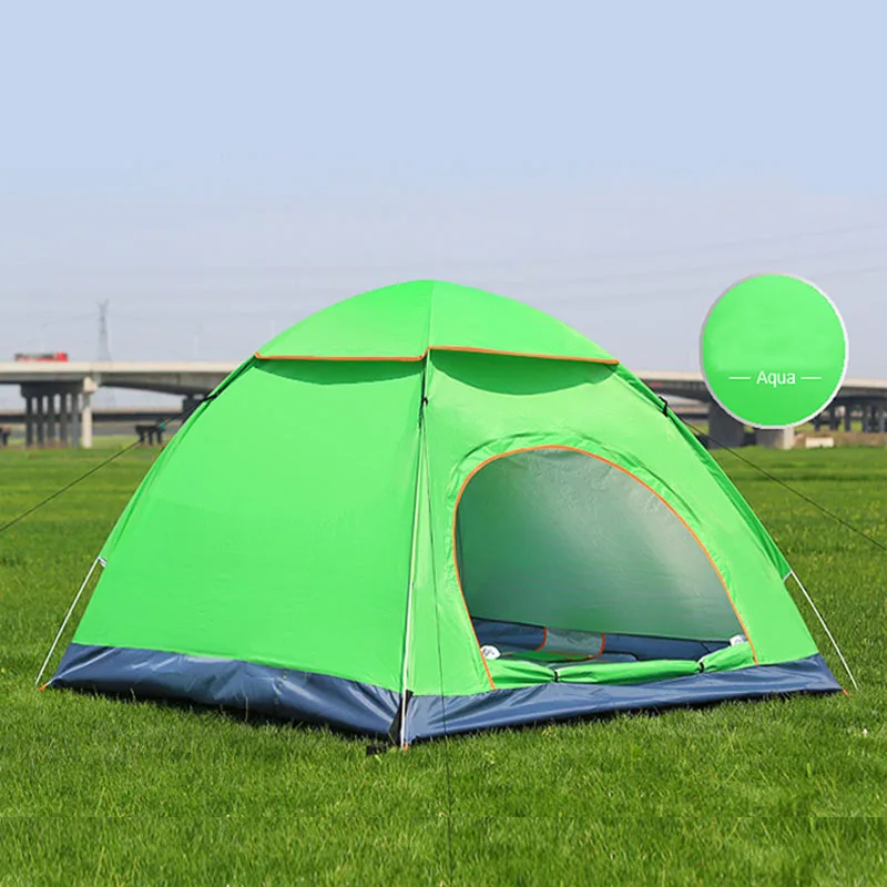 저렴한 야외 방수 하이킹 캠핑 텐트 자외선 방지 휴대용 관광 텐트 초경량 접이식 텐트 팝업 자동 오픈 태양 그늘, 스포츠 엔터테인먼트 아웃도어 액티비티 활동, 안전한, 워터푸르프, 등산