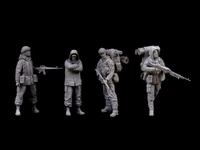 135 scale die cast resin drawing british special forces model assembly kit diorama assembly model unpainted
