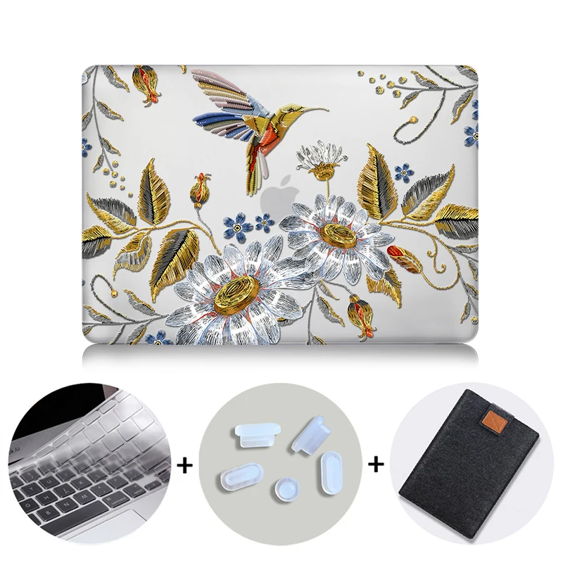 MB02 MTT чехол для ноутбука macbook air Pro retina 11 12 13 15 Сенсорная панель кристальная печать на прозрачной поверхности чехол для macbook air 13 дюймов - Цвет: MB02