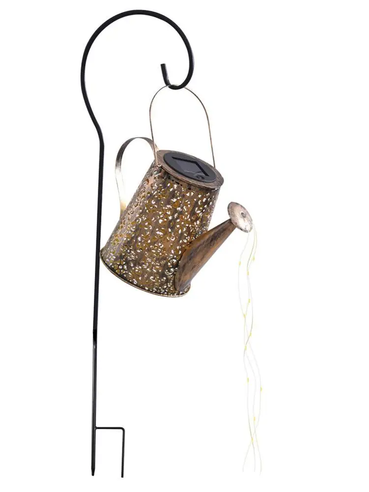 

LED Water Bottle Hollow Light Lamp Solar Garden Shower Light LED Kettle Hollow Lamp For Outdoor Garden Lawn Landscape Decoration