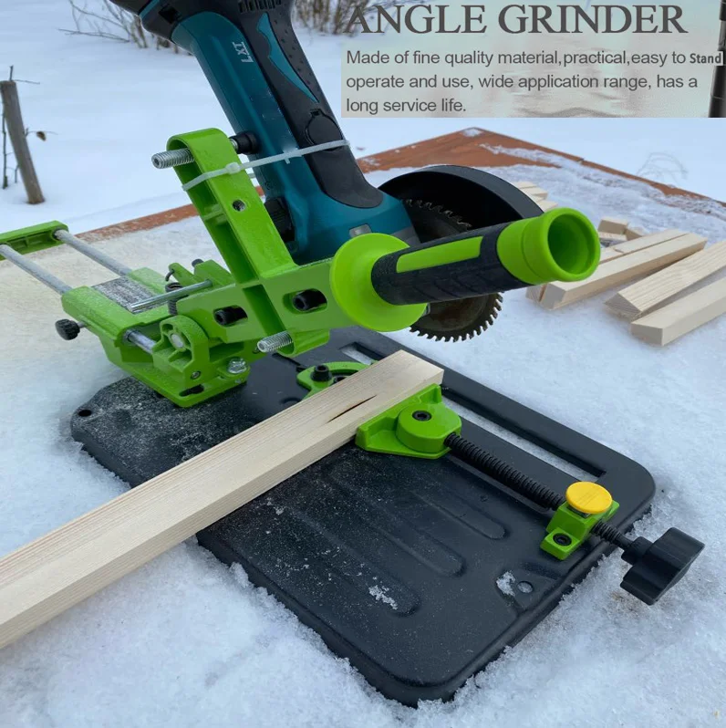 

Universal Angle Stand Angle Holder Woodworking Tool Diy Cut Stand For 110mm 115mm 125mm Machine Stand