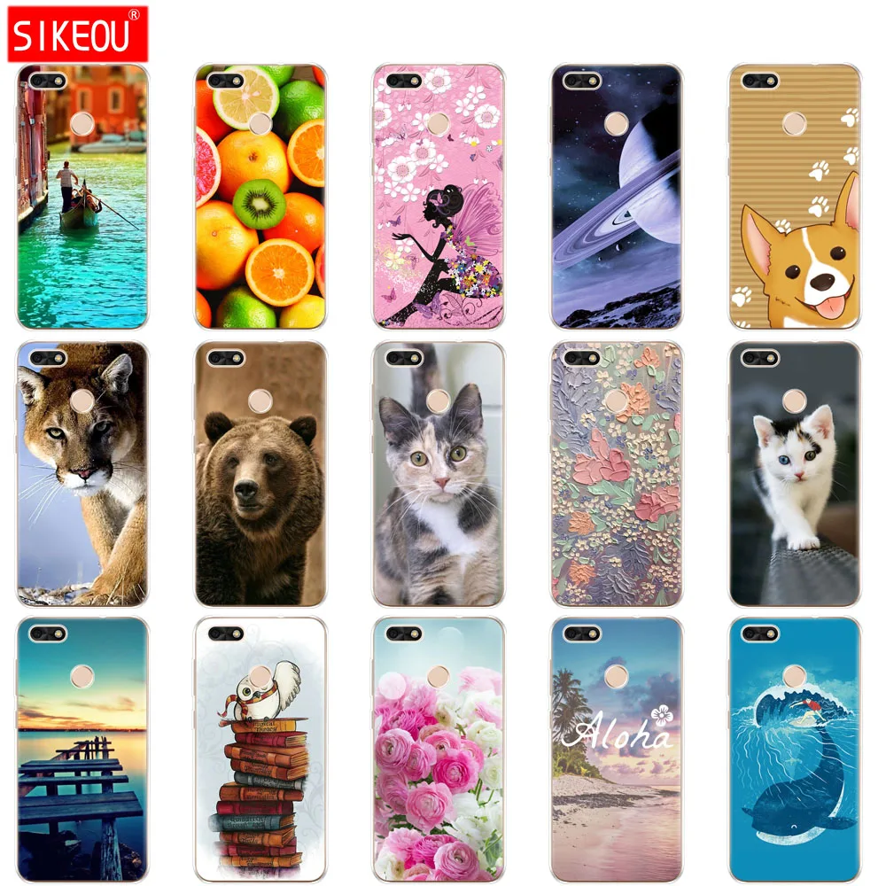 Чехол для Huawei P9 Lite мини 5 0 дюймов Мягкий ТПУ силиконовый бампер NOVA SLA-L22 Y6 Pro 2017 copa